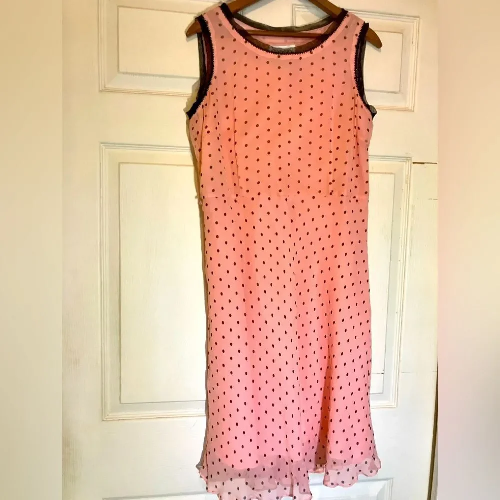 Chadwick polkadot dress, midi length, excellent condition, size 14 P - Picture 1 of 3